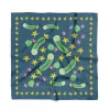 CUCUMBER BLOMMING -  Cotton Silk Bandana sold by Centinelle