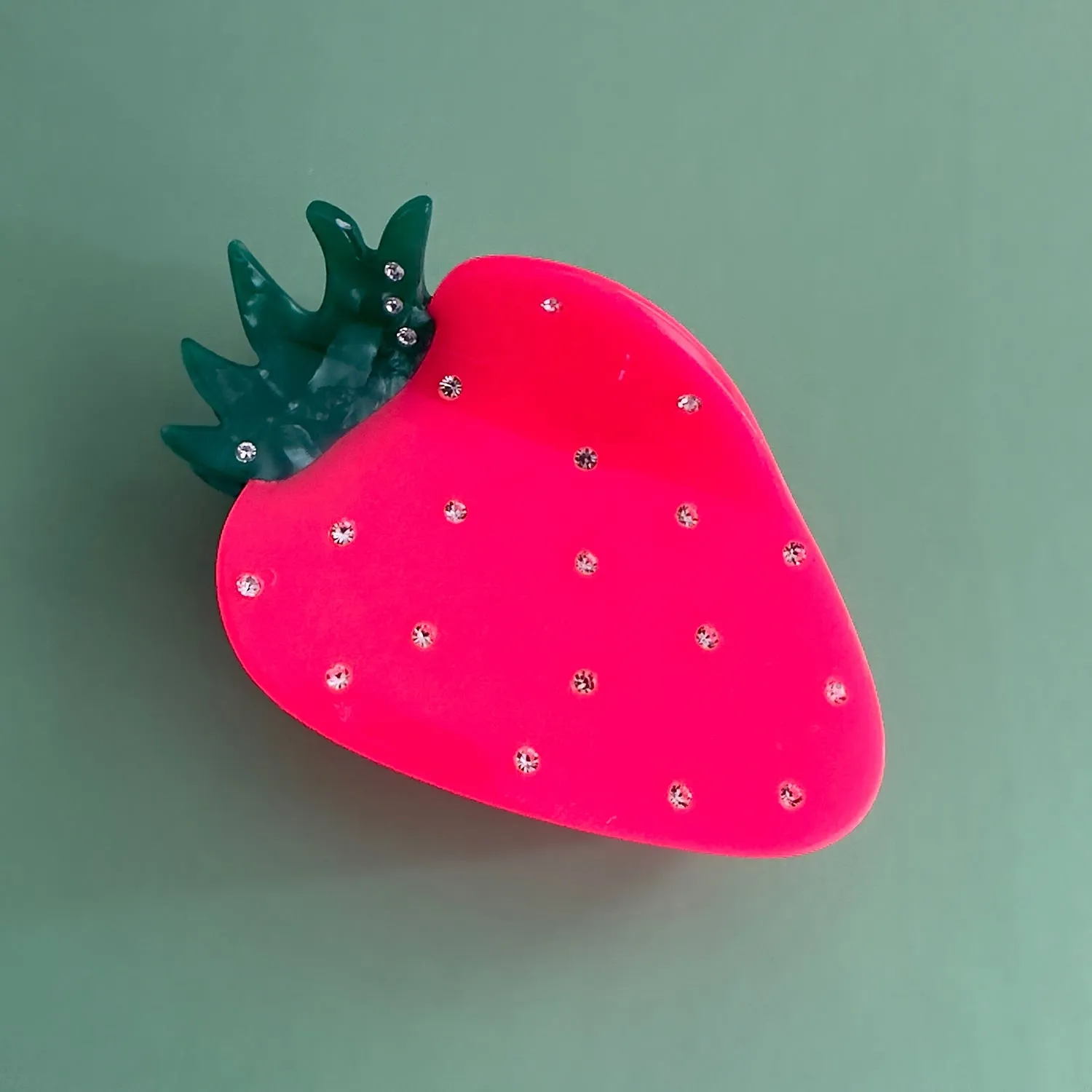 Neon Strawberry Hair Claw sold by Centinelle product image thumbnail 3