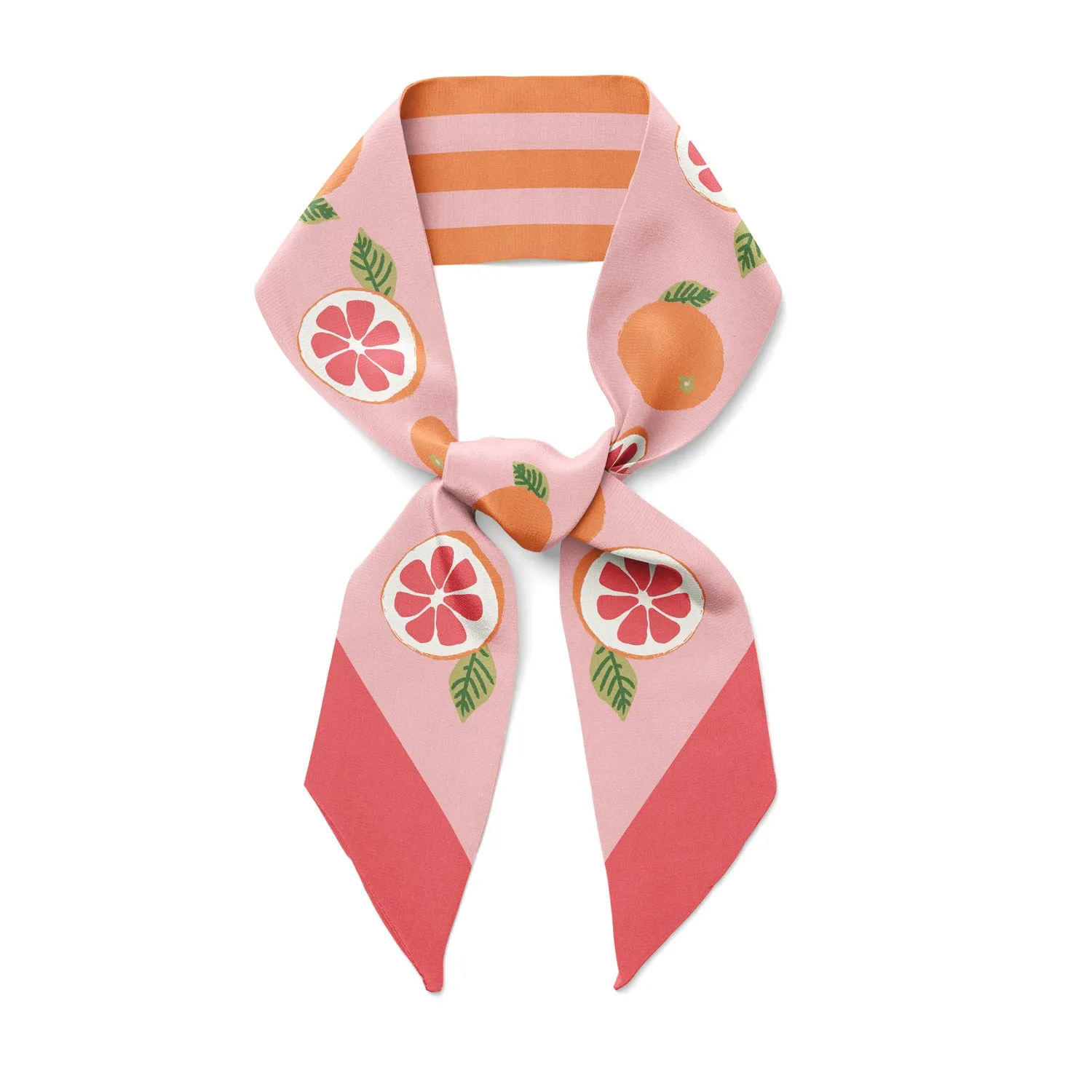 California Pomelo Twilly Ribbon Scarf sold by Centinelle