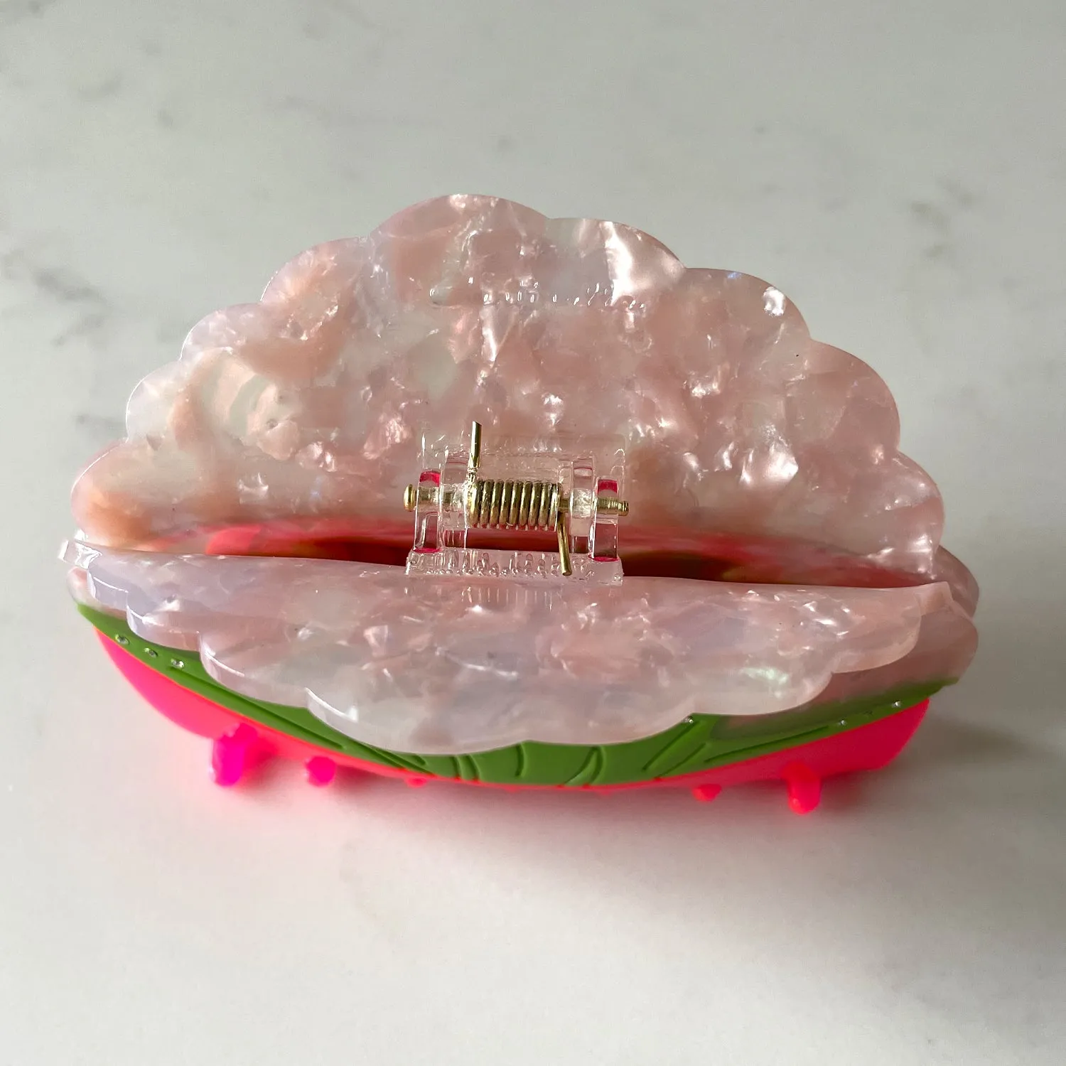 Pink Cauliflower - Hair Claw sold by Centinelle product image thumbnail 2