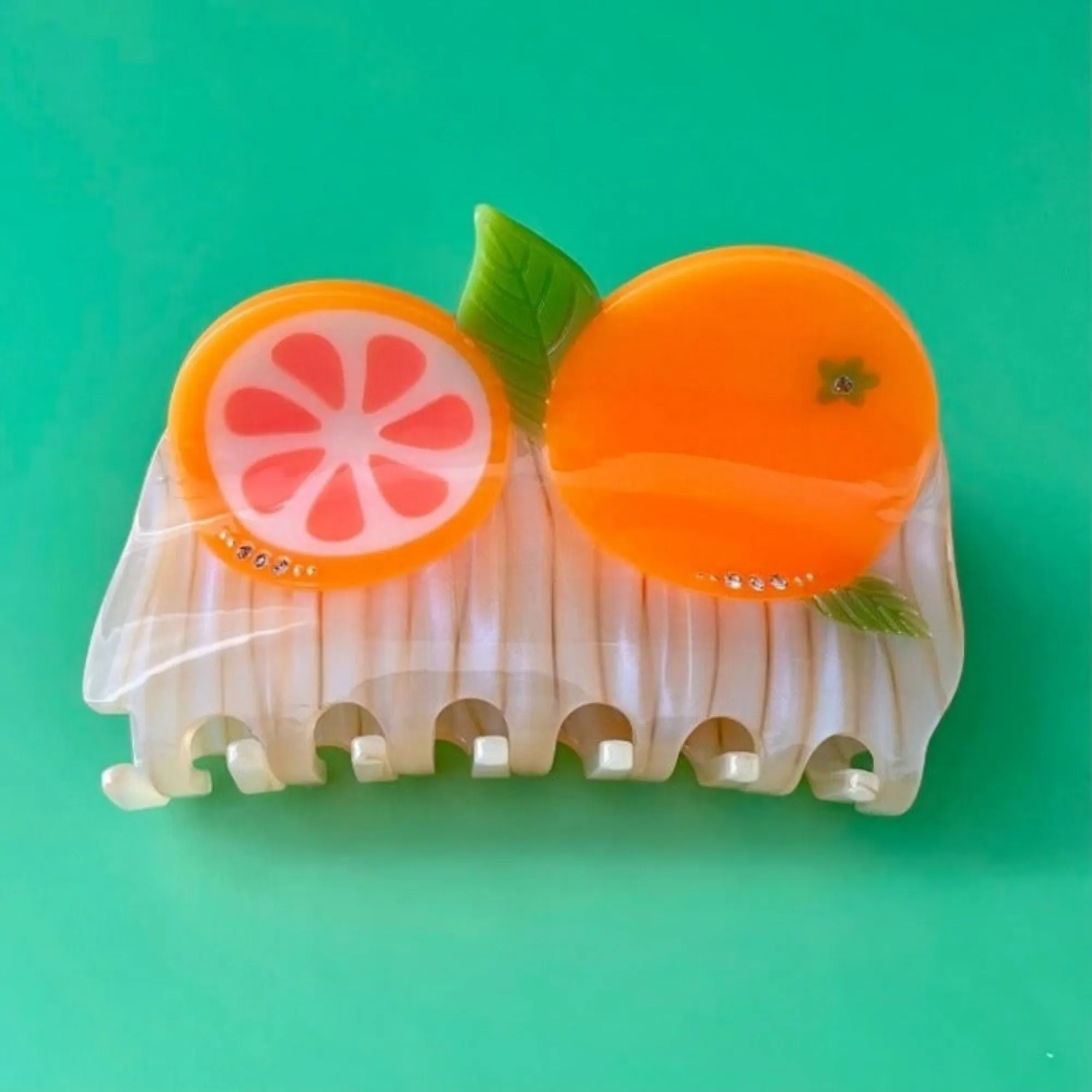 California Pomelo Hair Claw sold by Centinelle