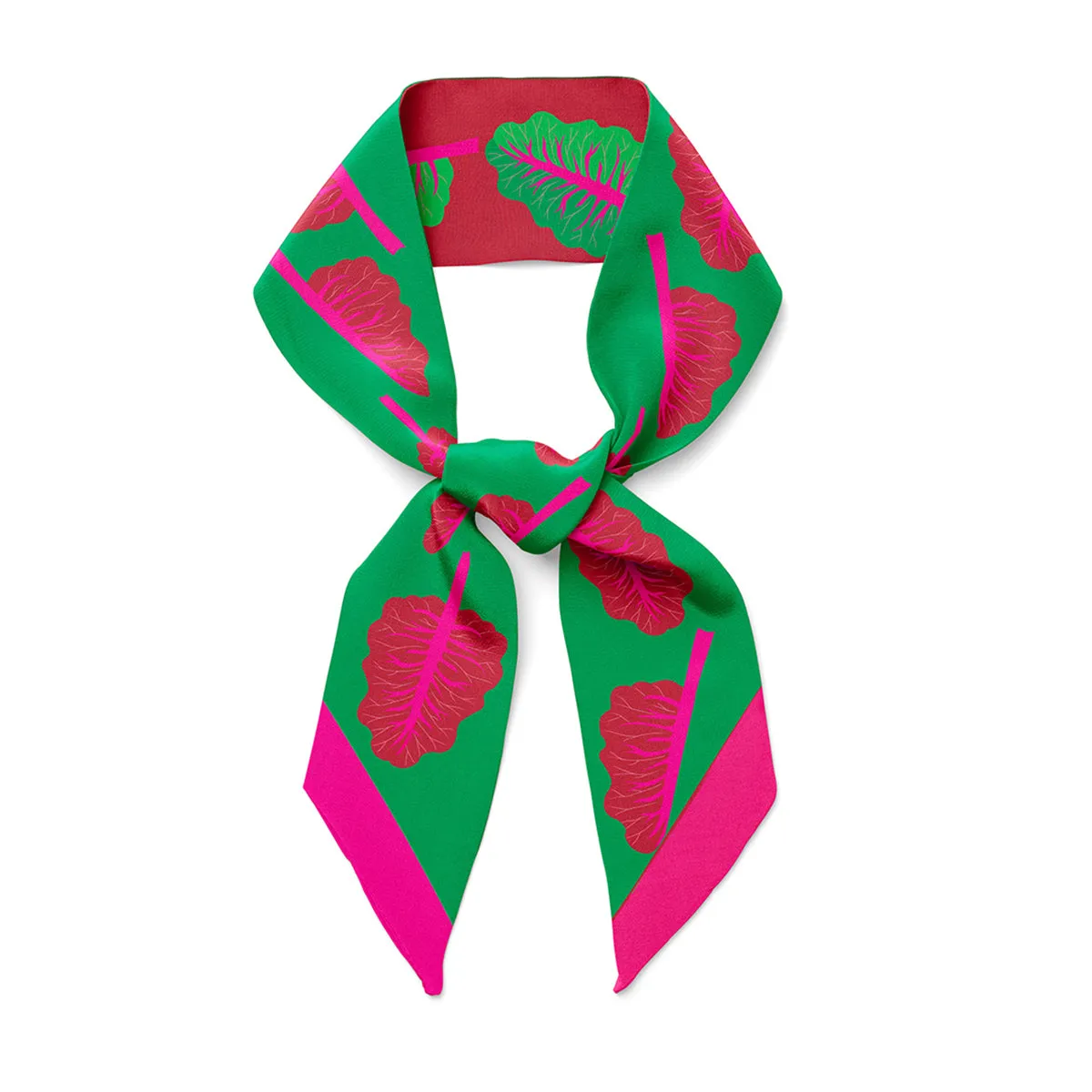 Glowing Chard Twilly Ribbon Scarf sold by Centinelle product image thumbnail 2