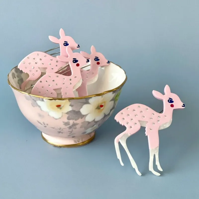 Deer Pink Hair Clip sold by Centinelle
