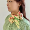 Cherry Twilly Ribbon Scarf sold by Centinelle