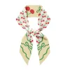 Cherry Twilly Ribbon Scarf sold by Centinelle