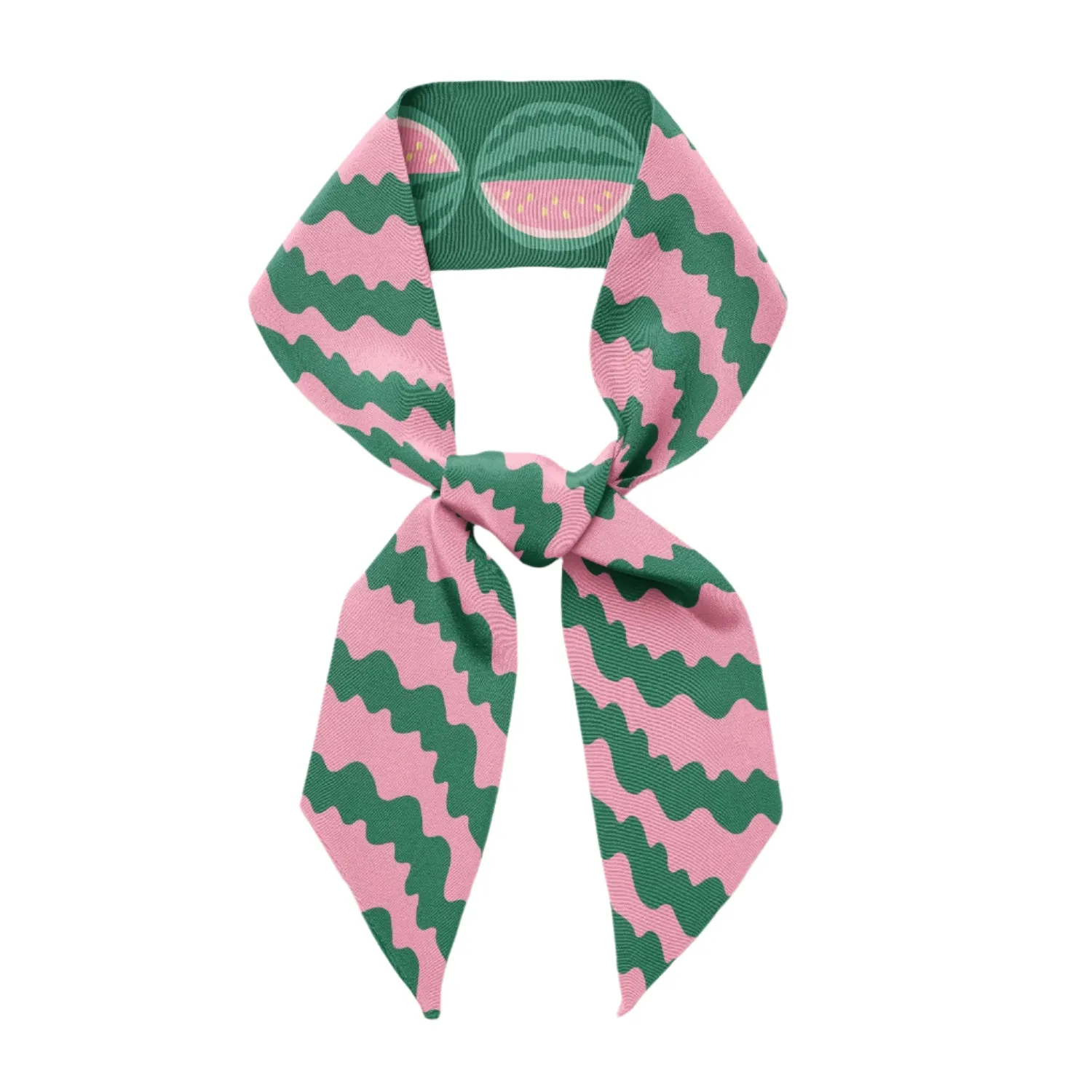 Watermelon Twilly Ribbon Scarf sold by Centinelle product image thumbnail 2