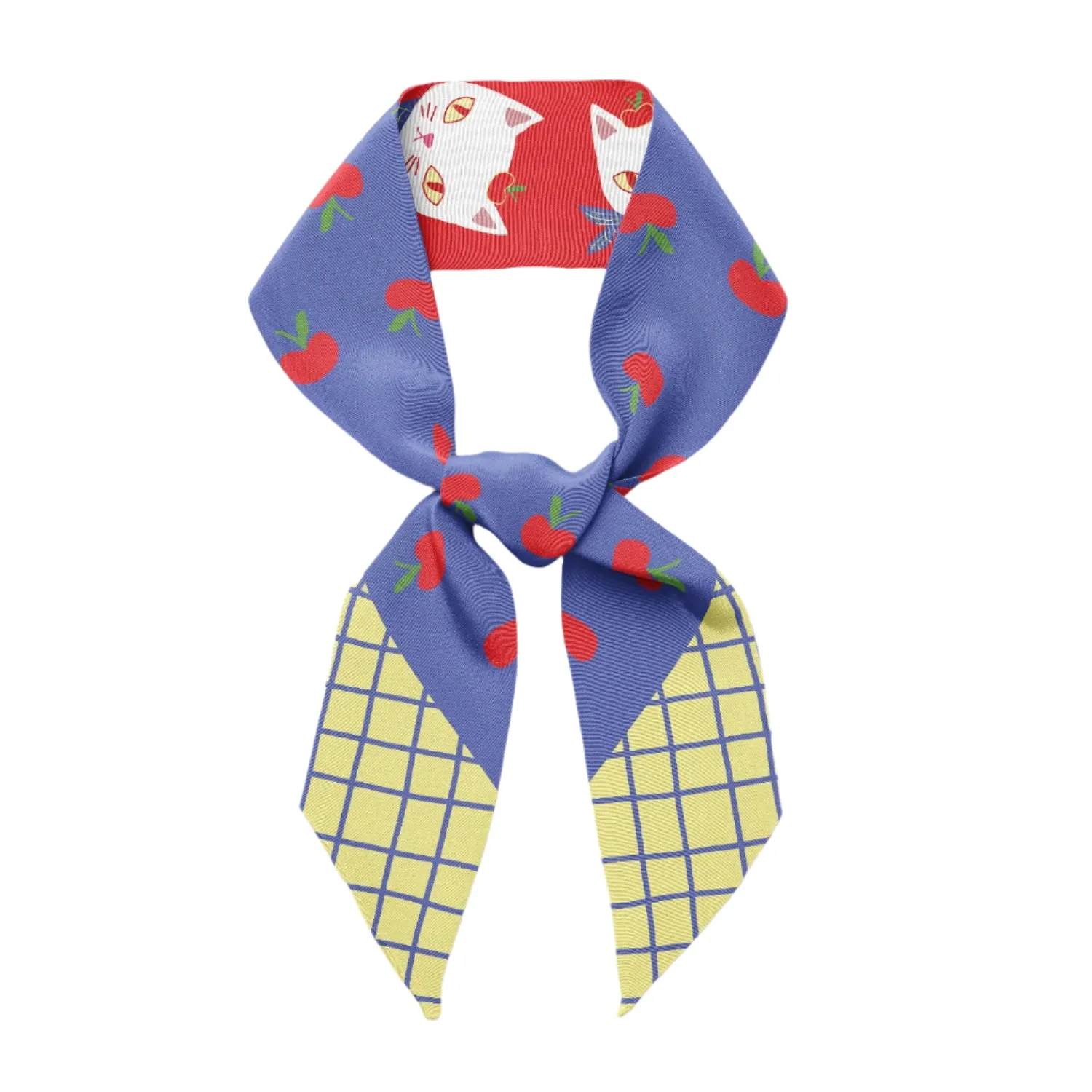 Apple Cat Twilly Ribbon Scarf sold by Centinelle product image thumbnail 2