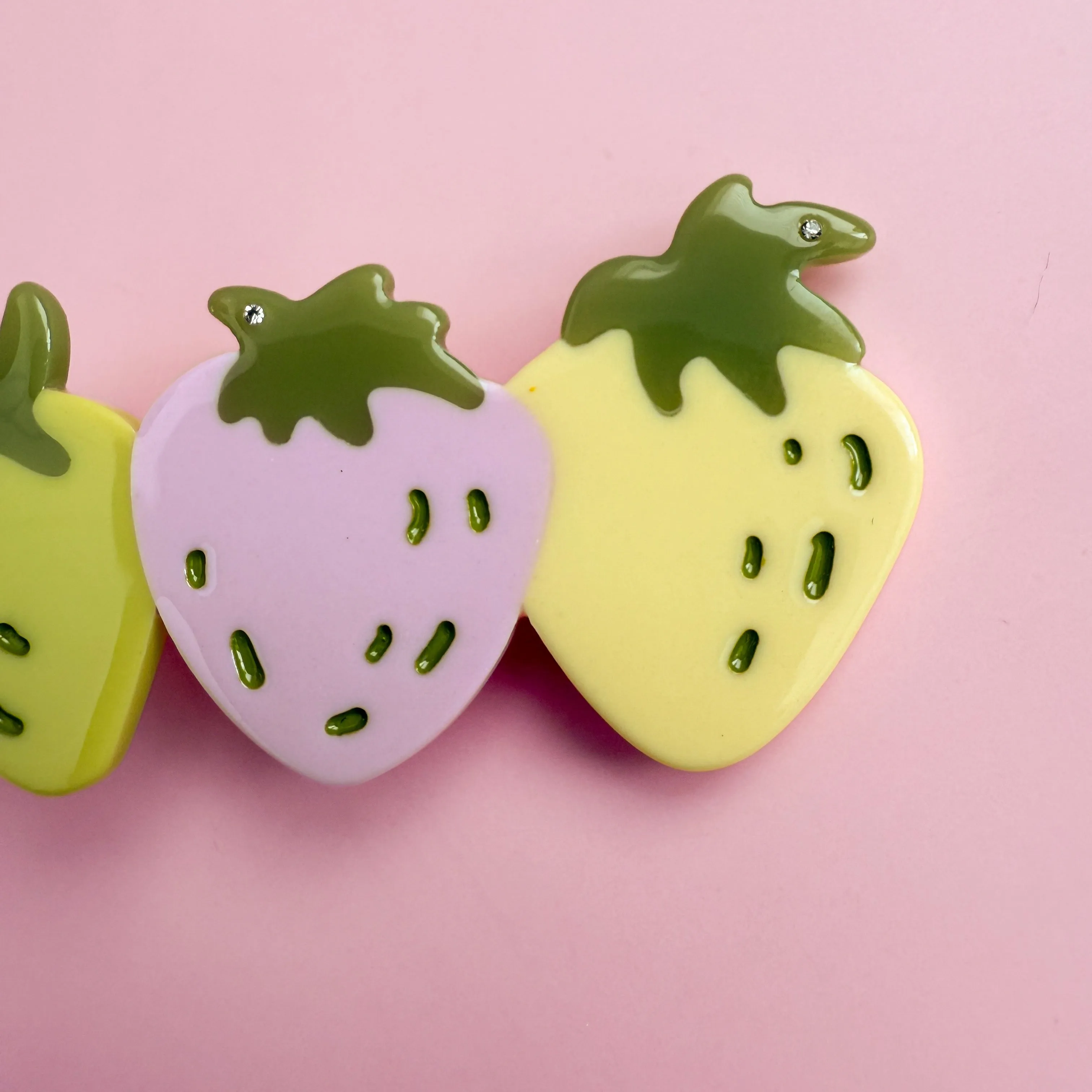 Summer Strawberries Hair Alligator Clip sold by Centinelle product image thumbnail 3