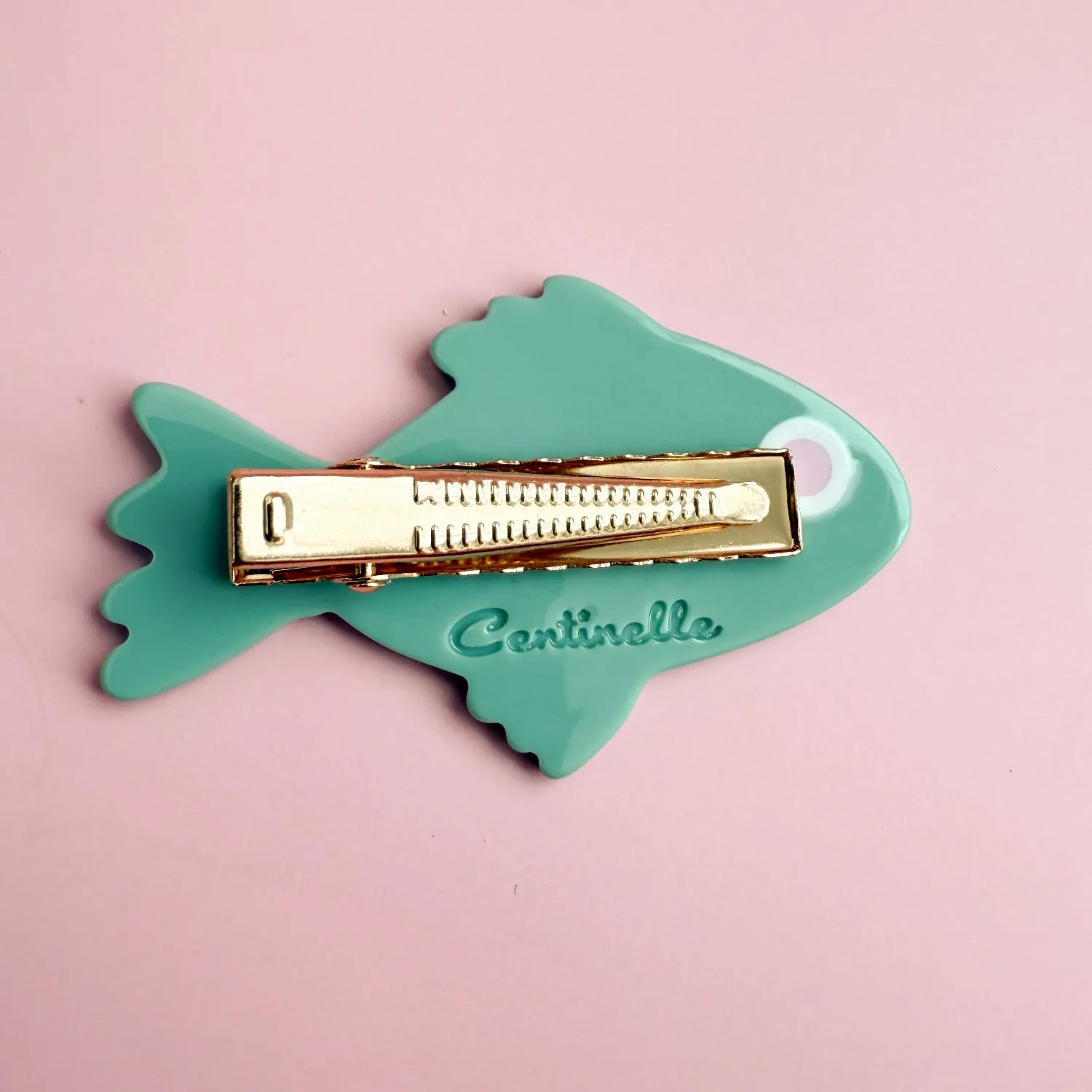 Green Fish Alligator Hair Clip sold by Centinelle product image thumbnail 3