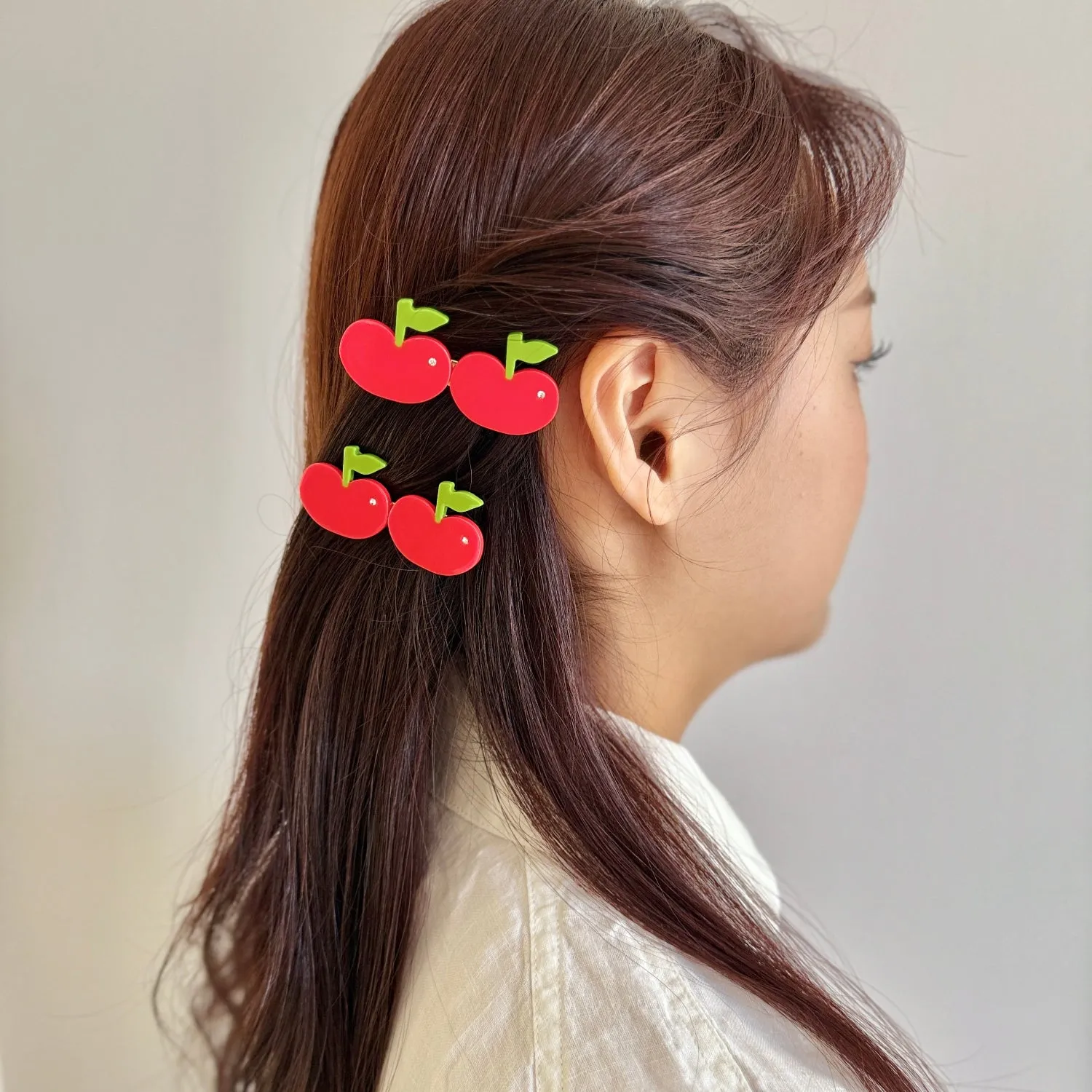 Apples Alligator Hair Clip sold by Centinelle product image thumbnail 2