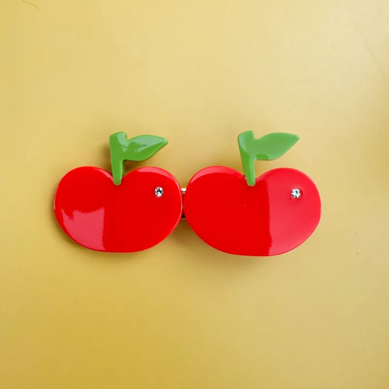 Apples Alligator Hair Clip sold by Centinelle