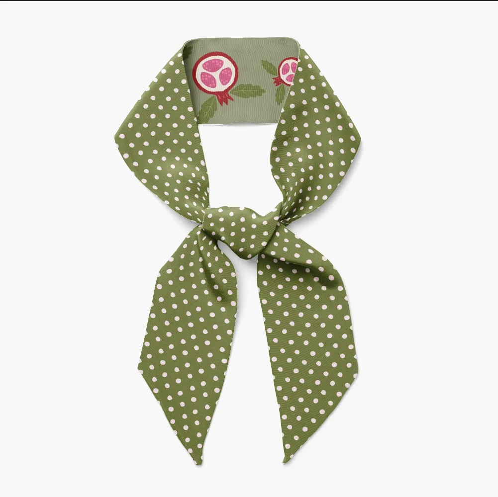 Pomegranate Twilly Ribbon Scarf sold by Centinelle product image thumbnail 2
