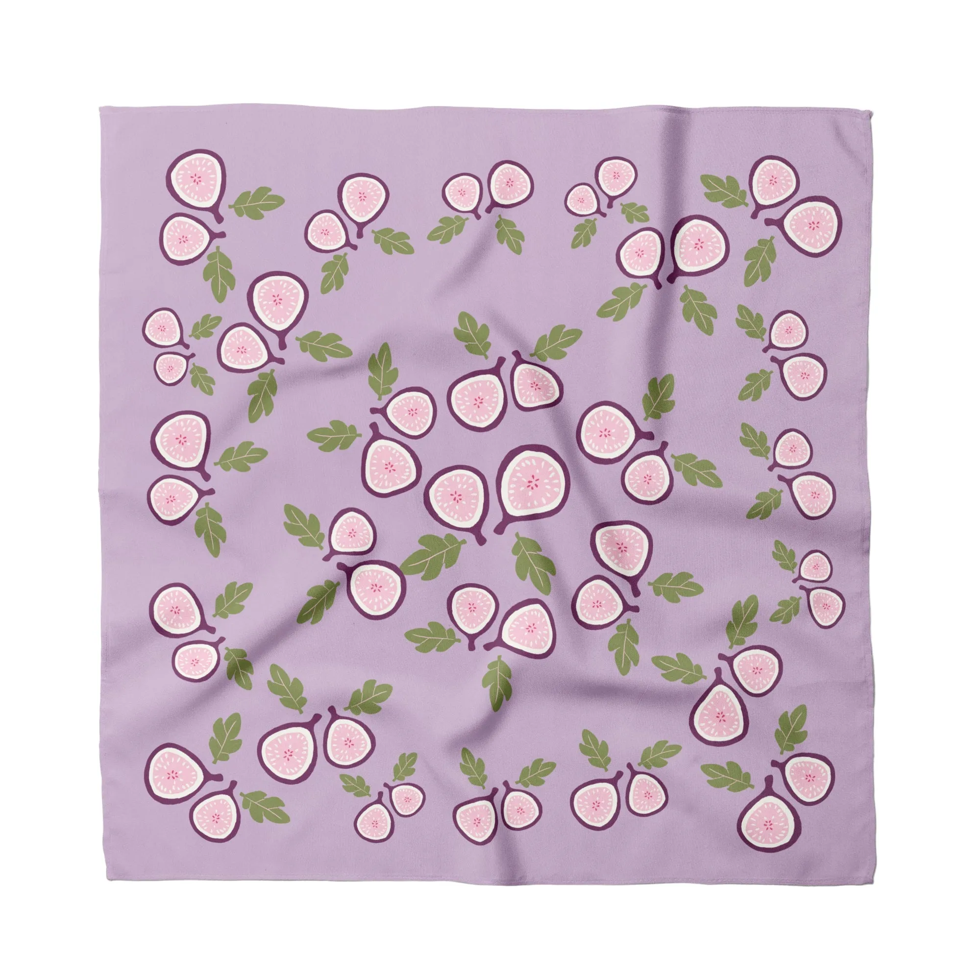 Fig Silk Medium Square Scarf sold by Centinelle