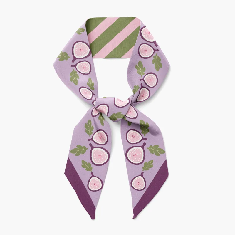 Fig Twilly Ribbon Scarf sold by Centinelle