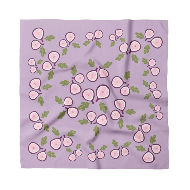 Fig Cotton Silk Bandana sold by Centinelle