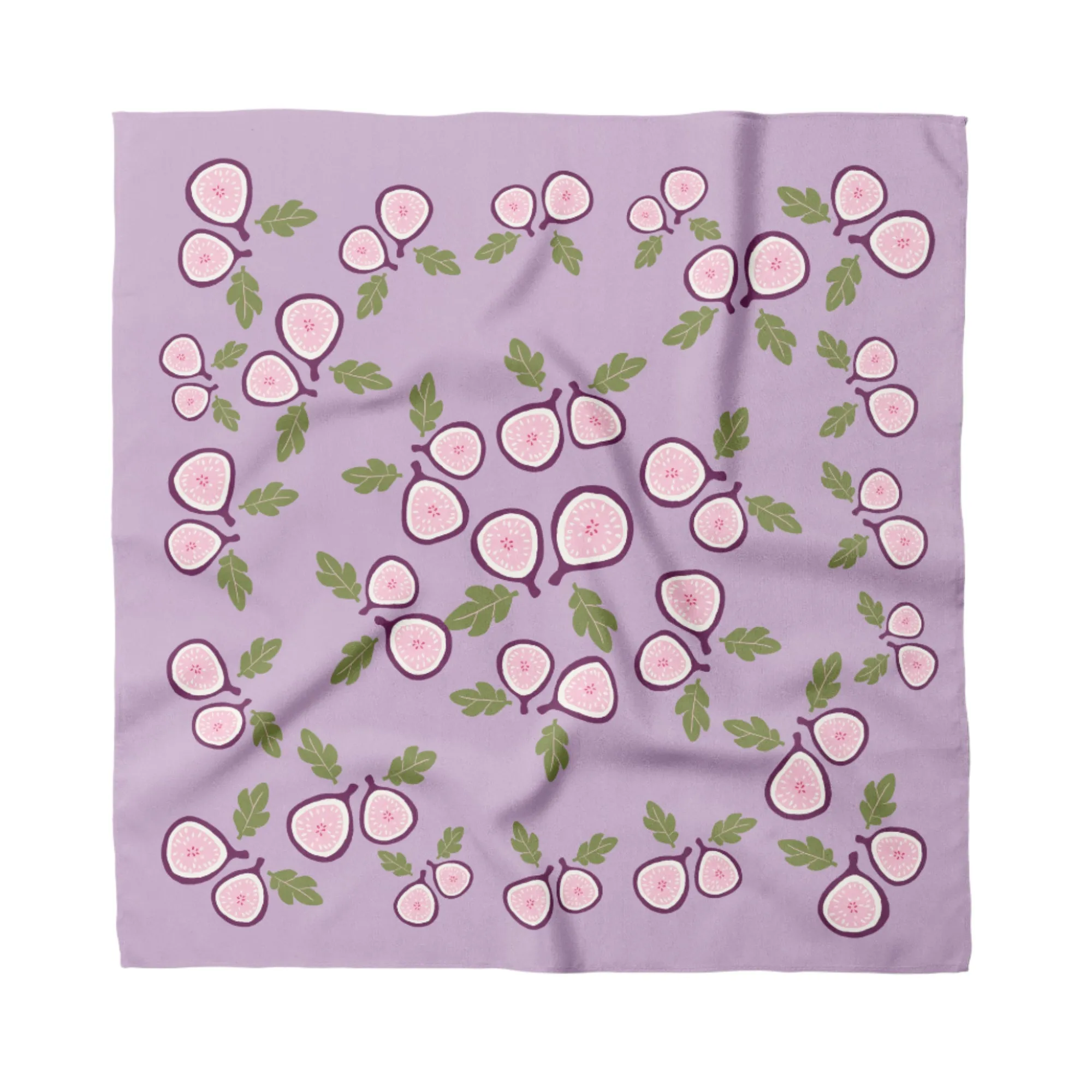 Fig Cotton Silk Bandana sold by Centinelle