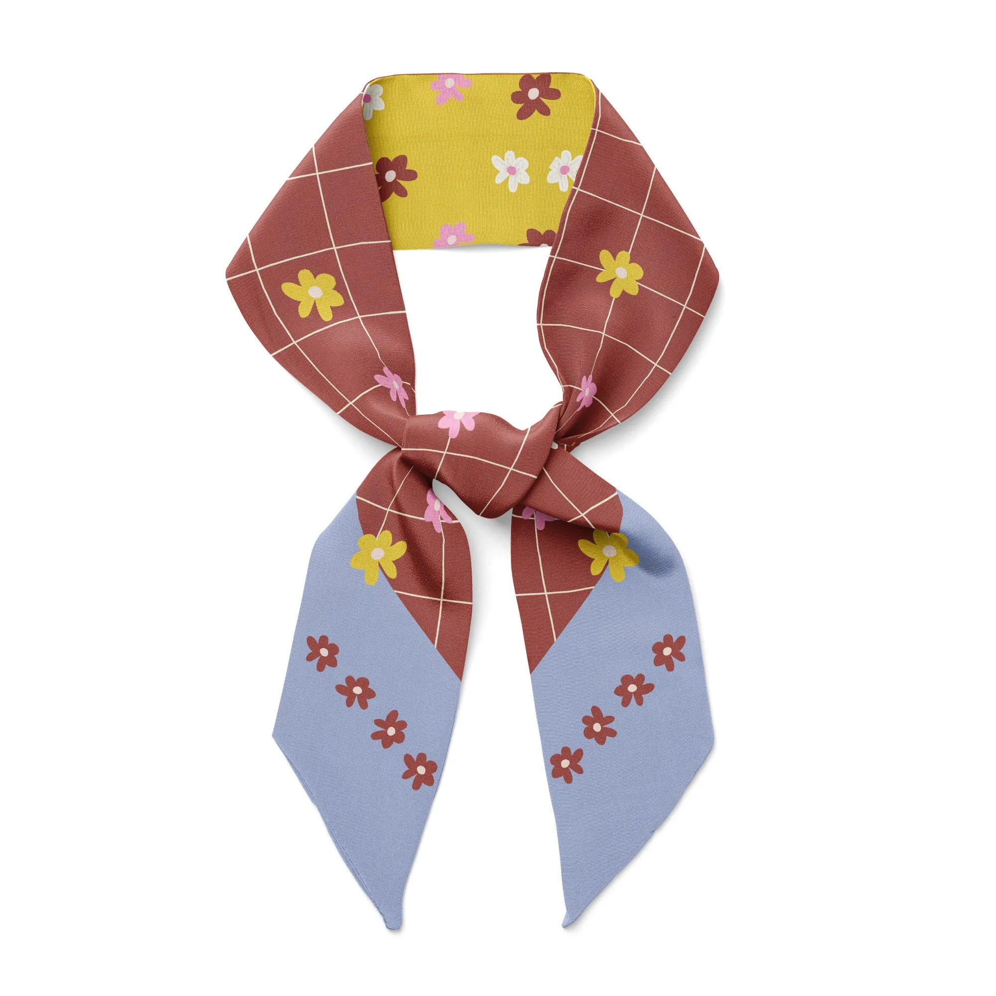 Chat Au Chocolat Twilly Ribbon Scarf sold by Centinelle product image thumbnail 2