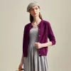100% Cashmere Women's Cable Button Knit Cardigan sold by COMOBOCA