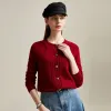 100% Cashmere Women's Cable Button Knit Cardigan sold by COMOBOCA