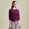 100% Cashmere Women's Cable Button Knit Cardigan sold by COMOBOCA