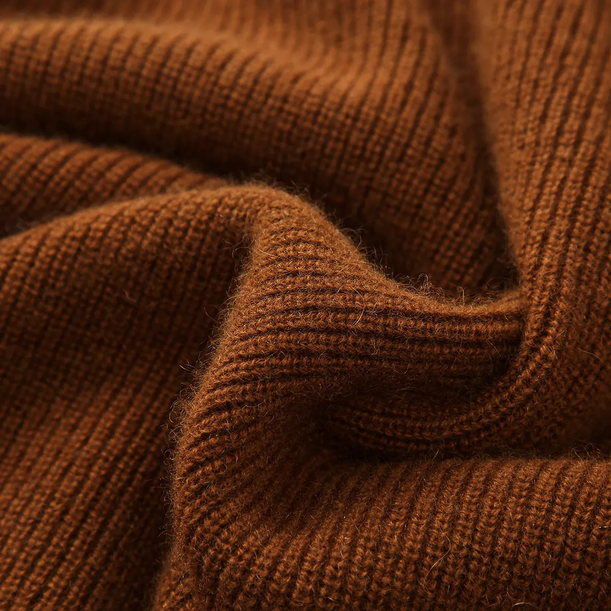 100% Cashmere Knitted Side Drawstring Cape Cardigan sold by COMOBOCA product image thumbnail 5