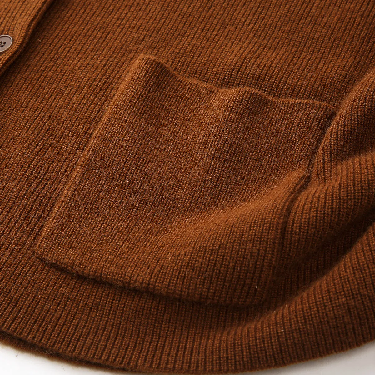 100% Cashmere Knitted Side Drawstring Cape Cardigan sold by COMOBOCA product image thumbnail 3