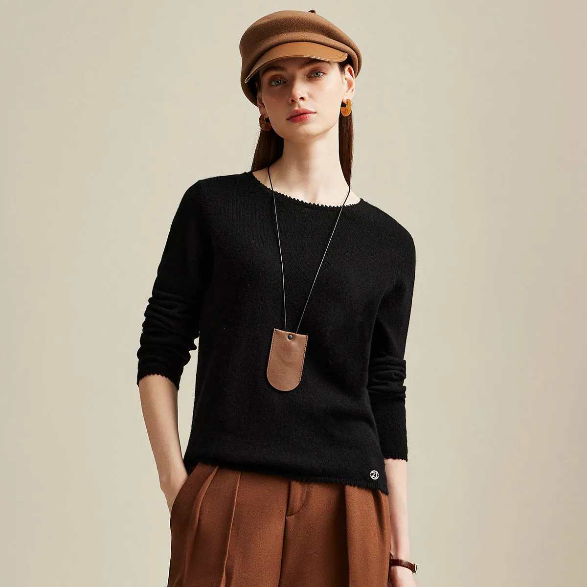 100% Cashmere Women's Knit Pullover Sweater sold by COMOBOCA product image thumbnail 2