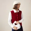 100% Cashmere Women's Button Pocket Knit Vest sold by COMOBOCA