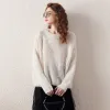 Women's Mohair Embroidered Floral Sweater sold by COMOBOCA