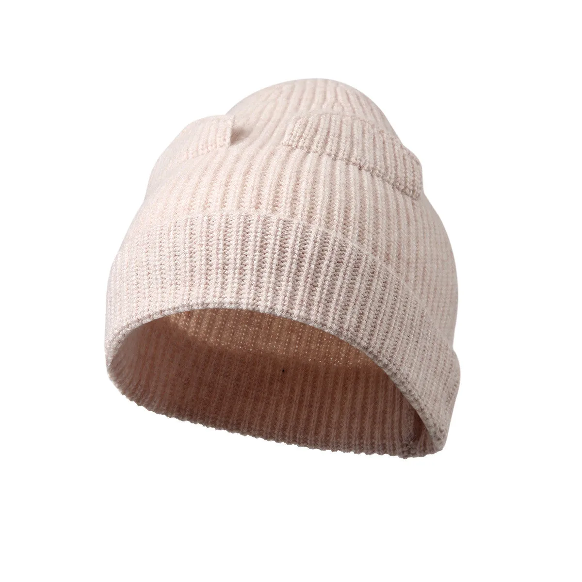 100% Wool Classic Ribbed Knit Beanie sold by COMOBOCA product image thumbnail 5