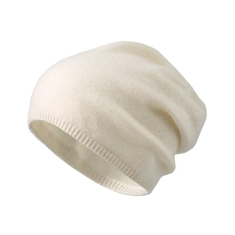 100% Cashmere Classic Slouchy Beanie sold by COMOBOCA