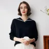 100% Cashmere Women's Sailor Collar Sweater sold by COMOBOCA