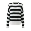 100% Cashmere Classic Womens Striped Sweater sold by COMOBOCA