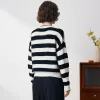 100% Cashmere Classic Womens Striped Sweater sold by COMOBOCA