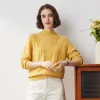 100% Cashmere Women's Cable Knit Turtleneck Sweater sold by COMOBOCA