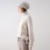 100% Cashmere Women's Diamond Knit Turtleneck Sweater sold by COMOBOCA