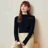 100% Wool Cozy Ribbed Mock Neck Sweater sold by COMOBOCA