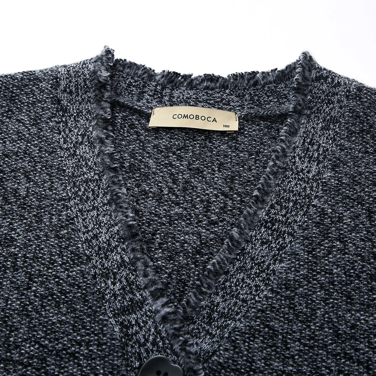 100% Wool Classic Knit Vest with Pockets sold by COMOBOCA product image thumbnail 5