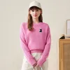 100% Wool Women's Embroidered Patch Knit Sweater sold by COMOBOCA