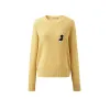 100% Wool Women's Embroidered Patch Knit Sweater sold by COMOBOCA