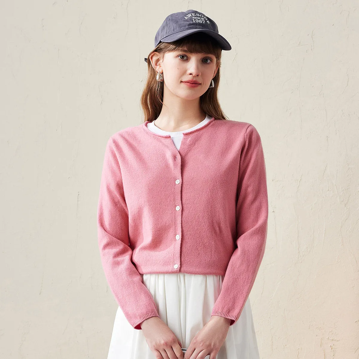 100% Wool Women's V-Neck Button Up Cardigan sold by COMOBOCA