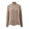 100% Wool Mock Neck Cable Knit Sweater sold by COMOBOCA
