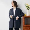 100% Cashmere Women's Leather Buckle Knit Coat sold by COMOBOCA