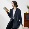 100% Cashmere Women's Leather Buckle Knit Coat sold by COMOBOCA