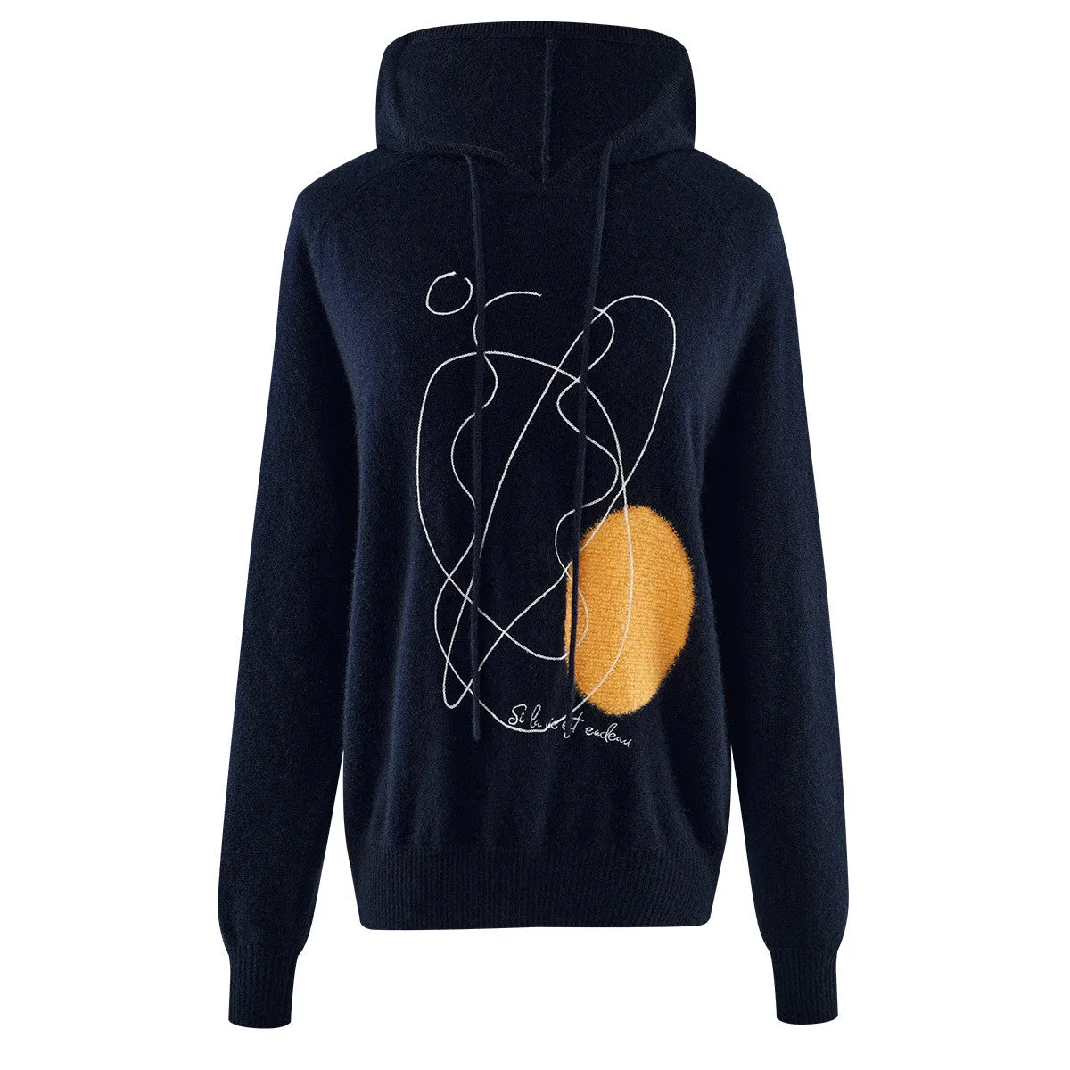 100% Cashmere Casual Knitted Hoodies sold by COMOBOCA product image thumbnail 5