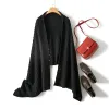 COMOBOCA Cashmere Scarf Solid Color Shawls with Buttons sold by COMOBOCA