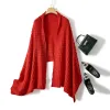 COMOBOCA Cashmere Scarf Solid Color Shawls with Buttons sold by COMOBOCA
