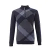 100% Cashmere Mens Zipper Ribbed Sweater sold by COMOBOCA