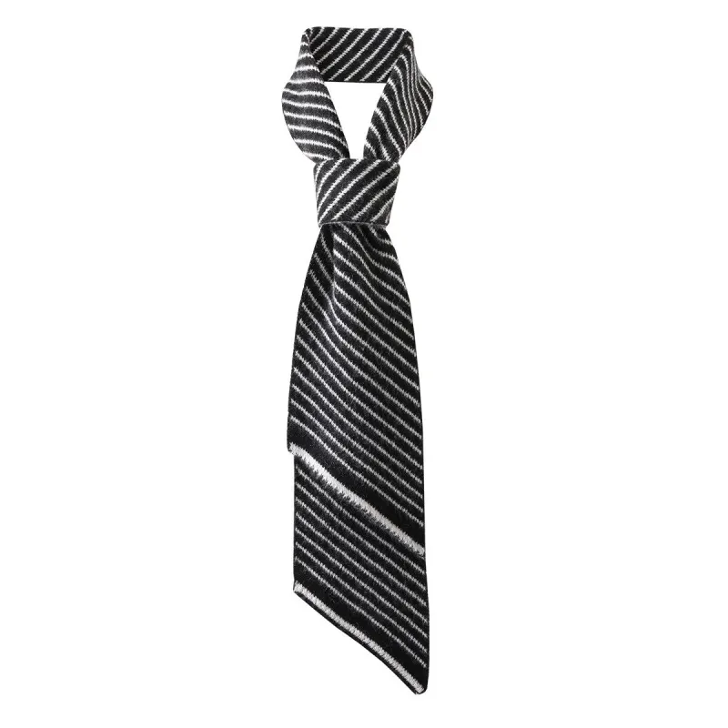100% Cashmere Striped Knit Scarves sold by COMOBOCA