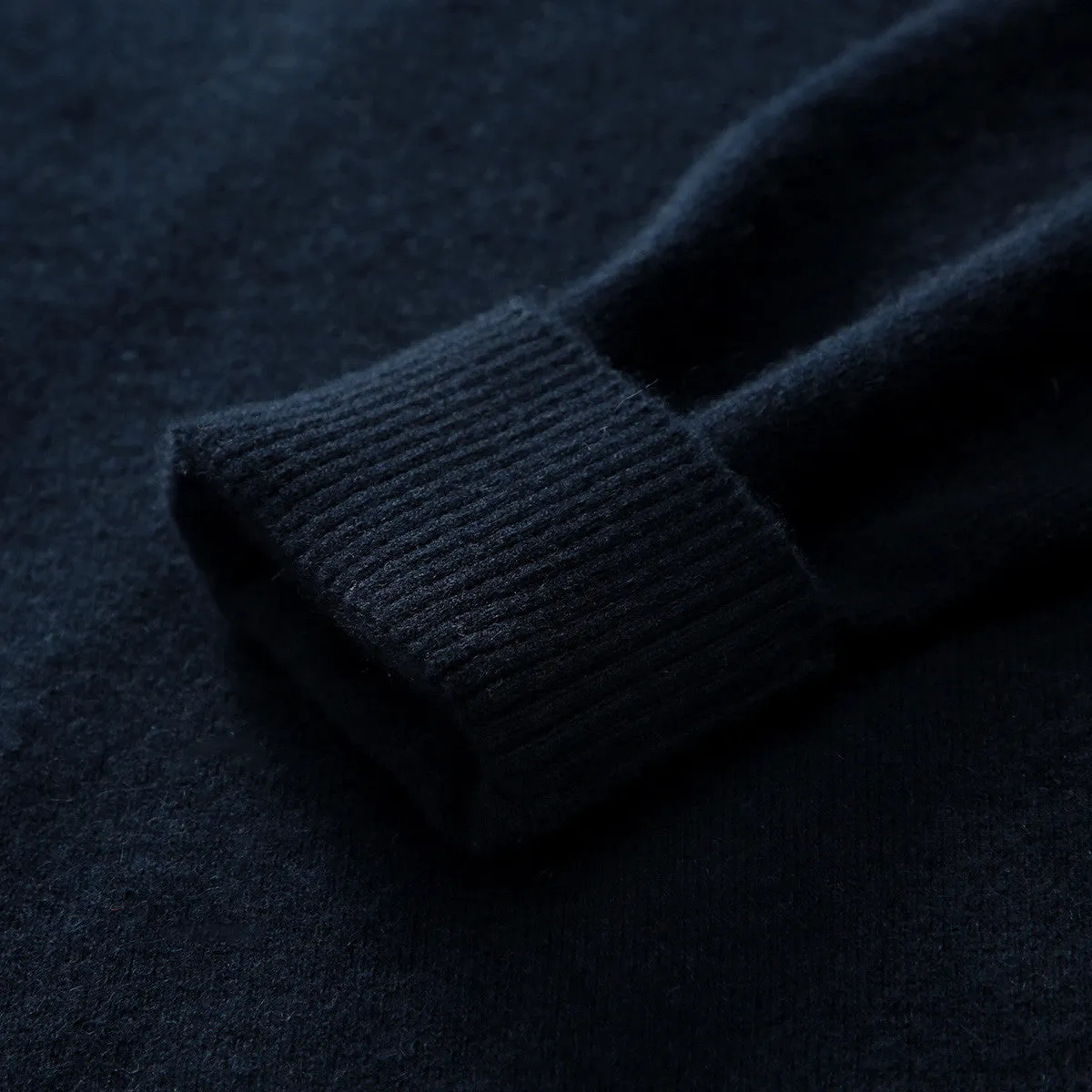 100% Cashmere Mens Zipper Mock Neck Sweater sold by COMOBOCA product image thumbnail 4